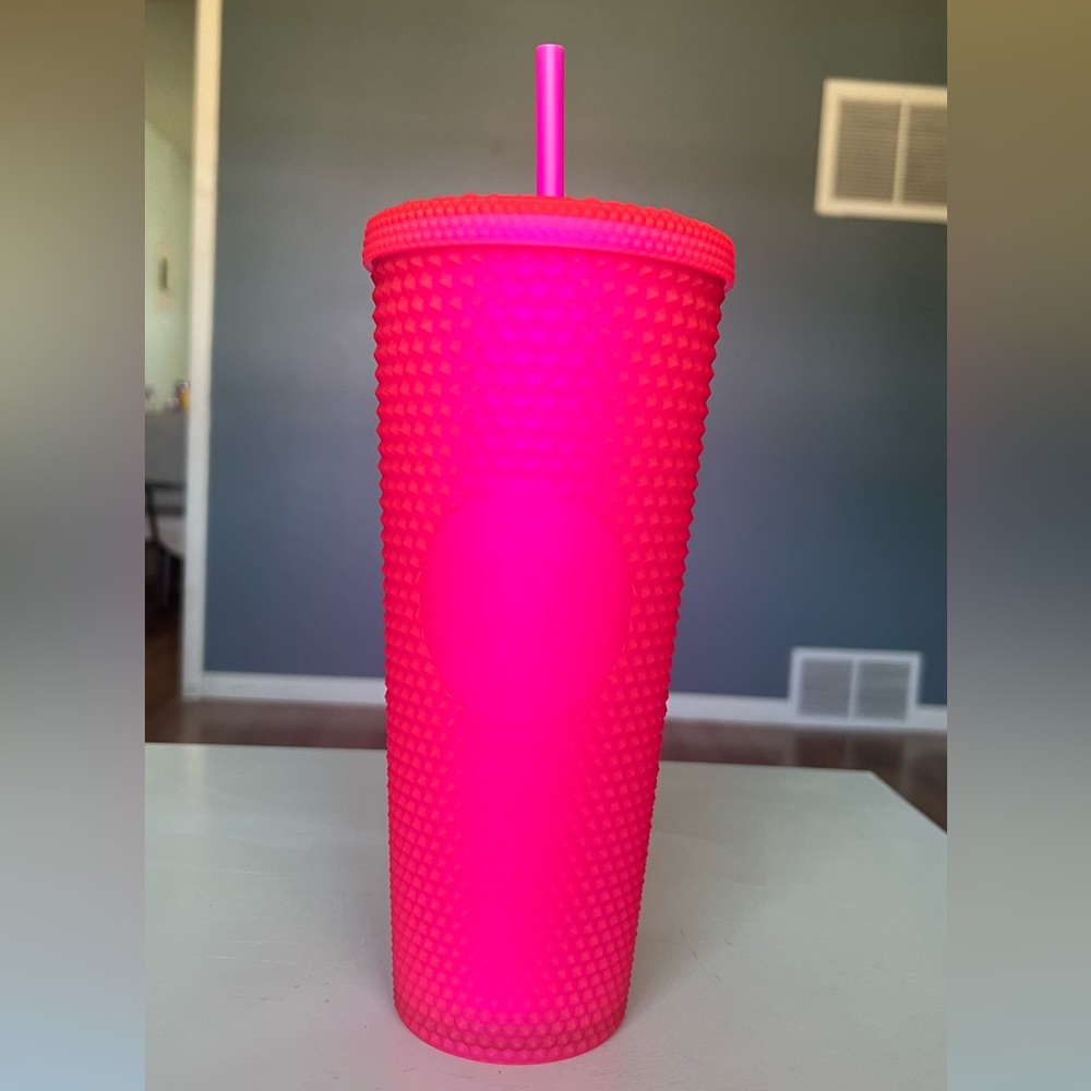 Hot Pink Starbucks Tumbler
